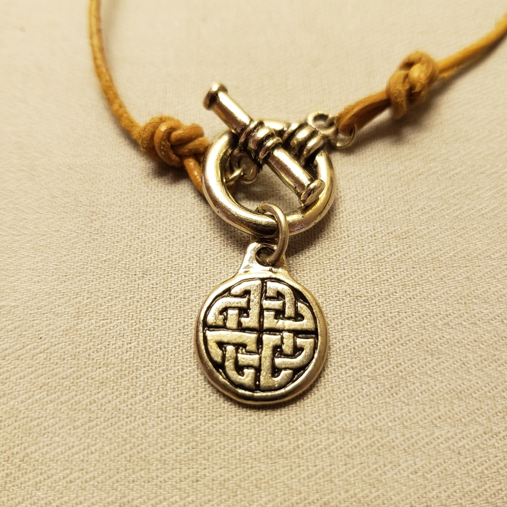 Vtg Celtic Knot Necklace by Real Designs